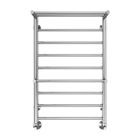 Terminus АВРОРА С ДВУМЯ ПОЛКАМИ 4670078563309 Полотенцесушитель водяной