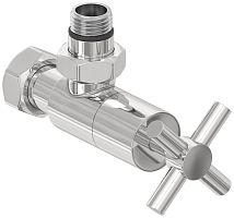 Сунержа 00-1408-1234 Вентиль угловой, (крест) G 1/2" НР х G 3/4" НГ, без покрытия