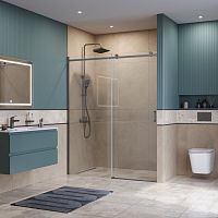 BelBagno SOFT CLOSE-2 SOFT_CLOSE-2-BF-1-100-C-GM Душевая дверь в нишу