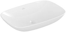 Villeroy & Boch 4A500001 Loop&Friends Раковина на столешницу 62х42 см, с переливом, альпийский белый (White Alpin)