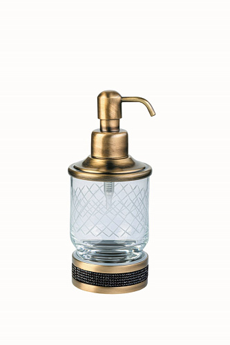 Boheme ROYAL CRISTAL 10929-ROYALE-BR-B Диспенсер для жидкого мыла Boheme ROYAL CRISTAL 10929-ROYALE-BR-B Диспенсер для жидкого мыла купить в интернет-магазине Сквирел