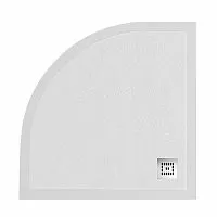 BelBagno Uno TRAY-MR-UNO-R-90-550-35-W-CR Душевой поддон