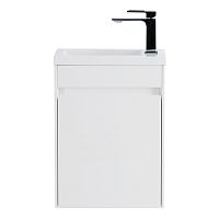 BelBagno PIETRA MINI-400-1A-SO-BL-L База под раковину 40х22 см, подвесная, Bianco Lucido (белый глянец)