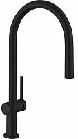 Hansgrohe 72803670 Talis M54 210 Смеситель для кухни, с вытяжным изливом, sBox, матовый черный