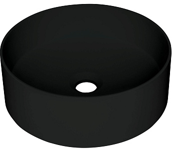 Deante CQS_NU4S Silia Раковина накладная D36 см, Nero (черный)