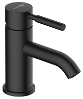 WasserKraft 3305 Gollach Смеситель для умывальника, черный Soft-touch