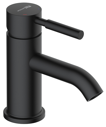 WasserKraft 3305 Gollach Смеситель для умывальника, черный Soft-touch
