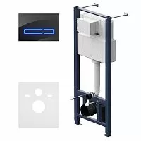 AM.PM I012704.50A38 Pro Инсталляция для унитаза, с черной клавишей