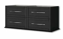 Cezares 54955 Tiffany Тумба под раковину, черный купить  в интернет-магазине Сквирел