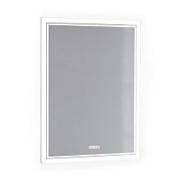 Jorno Gla.02.60/W Glass Зеркало 60х80 см, с подсветкой и часами