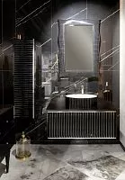 Тумба Armadi Art Canale 100 белая + Хром 843-100-WCR купить  в интернет-магазине Сквирел