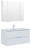 Aquanet 00274205 Алвита New Комплект мебели для ванной комнаты, белый