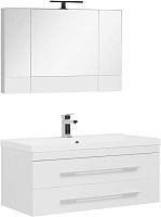 Aquanet 00287696 Нота Комплект мебели для ванной комнаты, белый купить  в интернет-магазине Сквирел