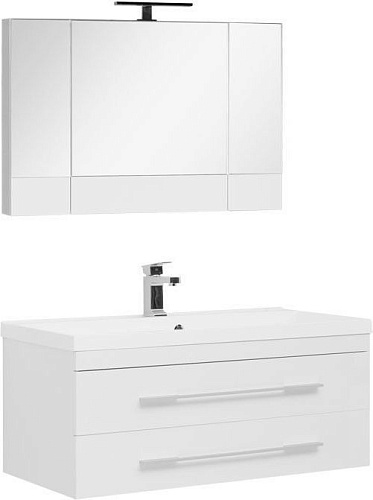 Aquanet 00287696 Нота Комплект мебели для ванной комнаты, белый купить  в интернет-магазине Сквирел