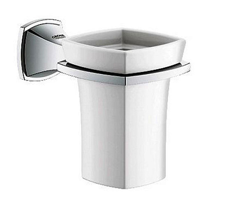 Grohe Grandera 40626000 Держатель со стаканом купить недорого в интернет-магазине Сквирел