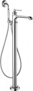 Cezares LIBERTY-F-VDP-01 Смеситель для ванны, с ручным душем, напольный, хром