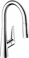 Hansgrohe 72813000 Talis M51 200 Смеситель для кухни, с вытяжным душем, хром