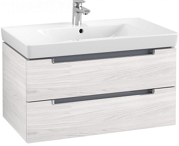 Villeroy & Boch A68910E8 Subway 2.0 Тумба под раковину 78х45 см, дерево белое (White Wood)
