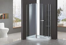Cezares ELENA-W-RH-1-120/90-P-Cr-L Душевой уголок, профиль хром