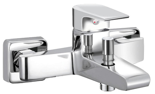 Aquame AQMP6122 Prato Смеситель для ванны, с душевым набором, хром