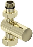 Сунержа 020-1401-1234 Вентиль прямой, (цилиндр) G 1/2" НР х G 3/4" НГ, шампань
