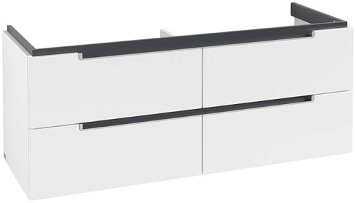 Villeroy & Boch A69900MS Subway 2.0 Тумба под раковину 129х45 см, белый матовый (White Matt)