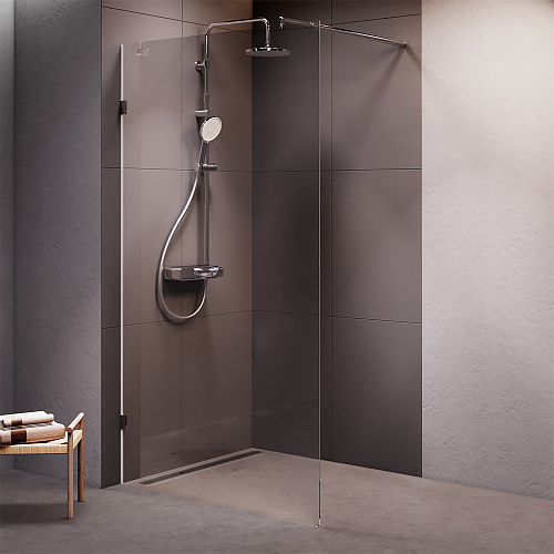 AM.PM X-Joy W94UWI-110-F1-MTE Душевое ограждение