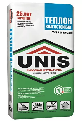 UNIS ТЕПЛОН  25кг Штукатурка