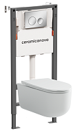 Ceramica Nova  CN4006_121001CH Комплект: Унитаз, Инсталляция, Кнопка смыва