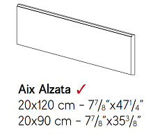 Декор Atlas Concorde Aix Fume Alzata 20x90 купить недорого в интернет-магазине Сквирел