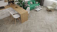 Каменно-полимерная плитка Alpine Floor Альпийский шеврон (Chevron Alpine) ECO 18-1 Дуб Фантазия Chevron