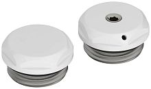 Сунержа 12-1201-0000 Спускной клапан/заглушка d 25 мм / G 1/2" НР / 2 шт., белый (RAL-9003)