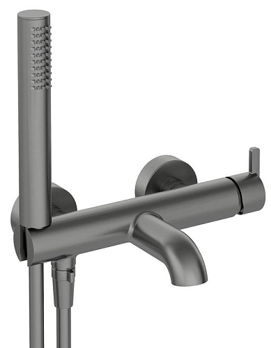 Deante BQS_D11M Silia Смеситель для ванны с душевым гарнитуром, Titanium (титан)