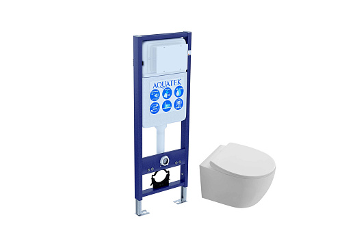 Aquatek Сириус SET AQUATEK СИРИУС-INS17 Инсталляция с подвесным унитазом