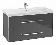 Villeroy & Boch A89200B1 Avento Тумба под раковину 98х49 см, серый кристал (Crystal Grey) купить  в интернет-магазине Сквирел