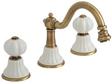 Migliore 18994 Olivia Смеситель для биде, Click-clack, белый/бронза