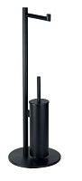 Bemeta Dark 104836110 Стойка для туалета, ершик и держатель для т.б.