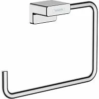Hansgrohe 41754000 AddStoris Полотенцедержатель кольцо, хром купить  в интернет-магазине Сквирел