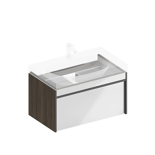 KERAMA MARAZZI MODULA MOD.80.1+1\AR Тумба купить  в интернет-магазине Сквирел