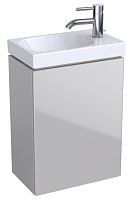 Geberit Acanto 500.607.JL.2 Шкафчик под раковину 396 x 534 x 246 мм, фронтальная часть: песчаное стекло корпус: песчаный матовый — лакированный купить  в интернет-магазине Сквирел