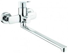 Swedbe 1850 Olymp Смеситель для ванны, с длинным изливом Z-формы, хром