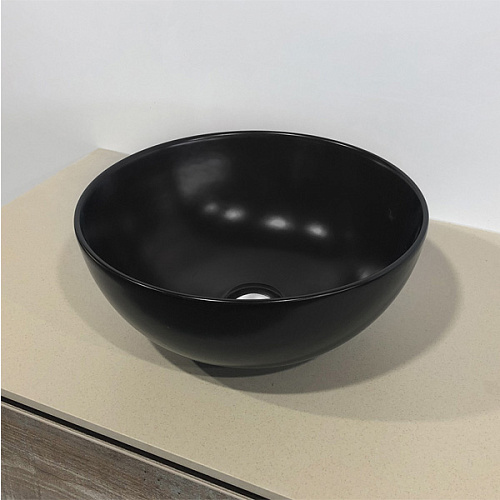 Comforty 00004150371 Раковина накладная 36х36 см, черная снято с производства