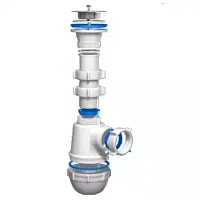 Эстет ФР-00000827 АниПласт Слив-перелив для раковины N120S, белый