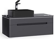 Jorno Shi.01.100/P/A Shine Тумба подвесная 100х50 см, антрацит