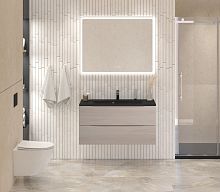 BelBagno MARINO-1000-2C-SO-RG-P База под раковину 100х45 см, подвесная, Rovere Grigio (серый дуб)