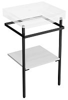 Kerama Marazzi Pro.50.01/BLK.M Pro Структура металлическая напольная, черный матовый