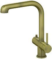 Timo 2346/02FL Saona Смеситель для кухни, с подключением фильтра/выдвижной лейкой, брашированная матовая бронза