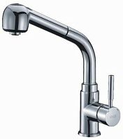 WasserKraft 4166 Main Смеситель для кухни, с выдвижной лейкой, хром