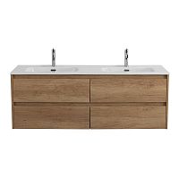 BelBagno KRAFT-1400-4C-SO-2-RNN База под раковину 140х46 см, подвесная, Rovere Nebrasca Nature (натуральный дуб Небраска)