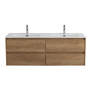 BelBagno KRAFT-1400-4C-SO-2-RNN База под раковину 140х46 см, подвесная, Rovere Nebrasca Nature (натуральный дуб Небраска)